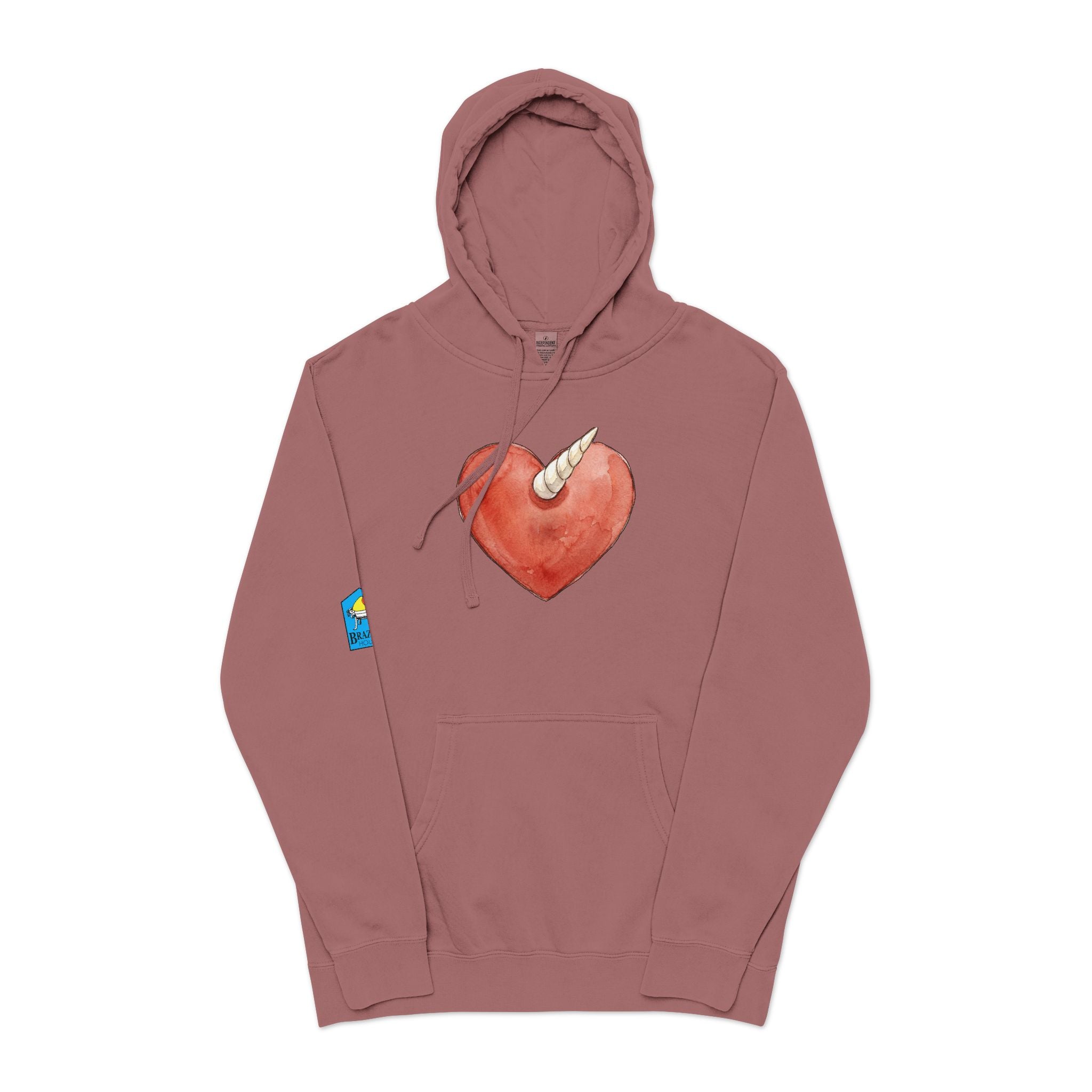 Daisy's Hoodie — Unicorn Heart Pigment-Dyed Hoodie