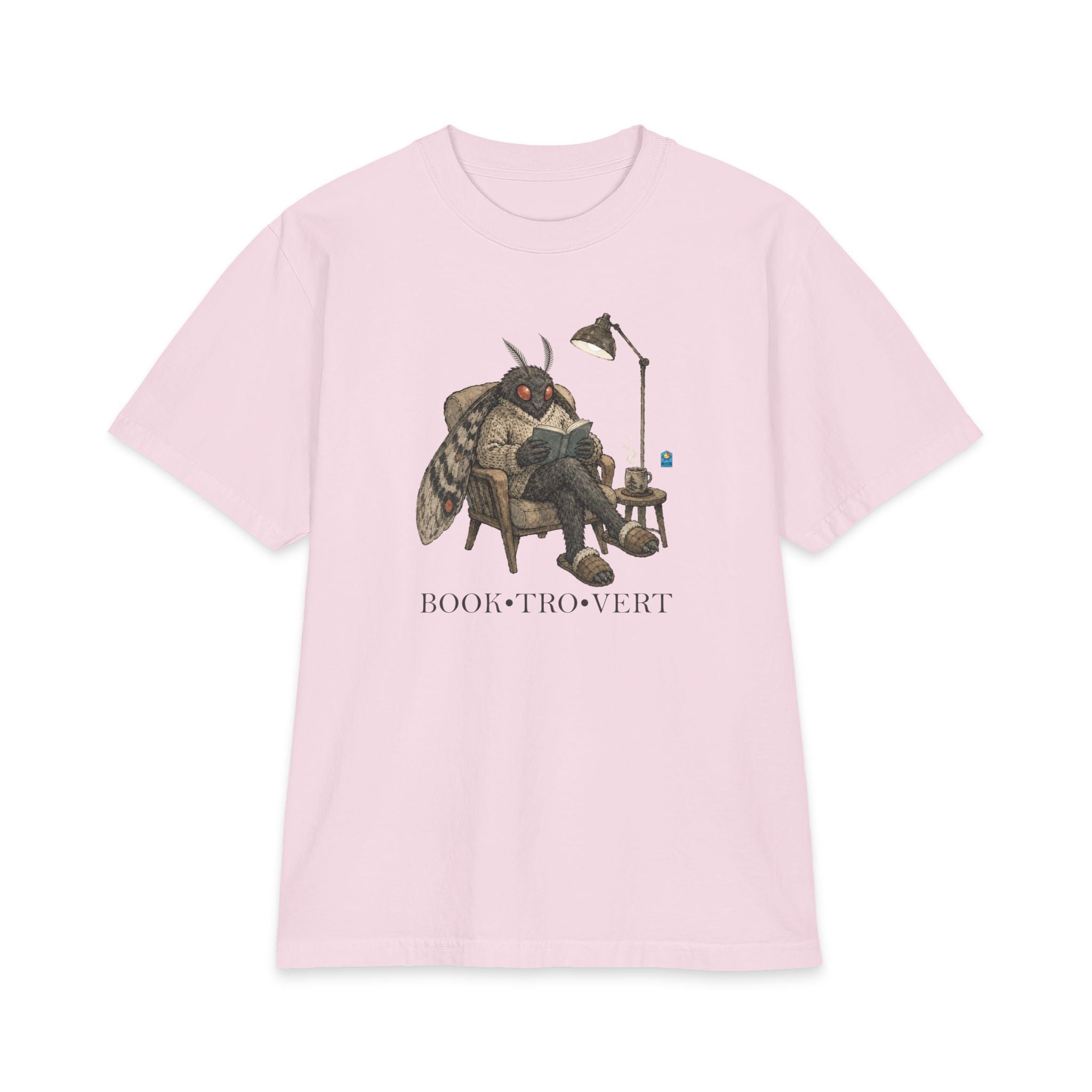 Booktrovert — Mothman Reading Tee