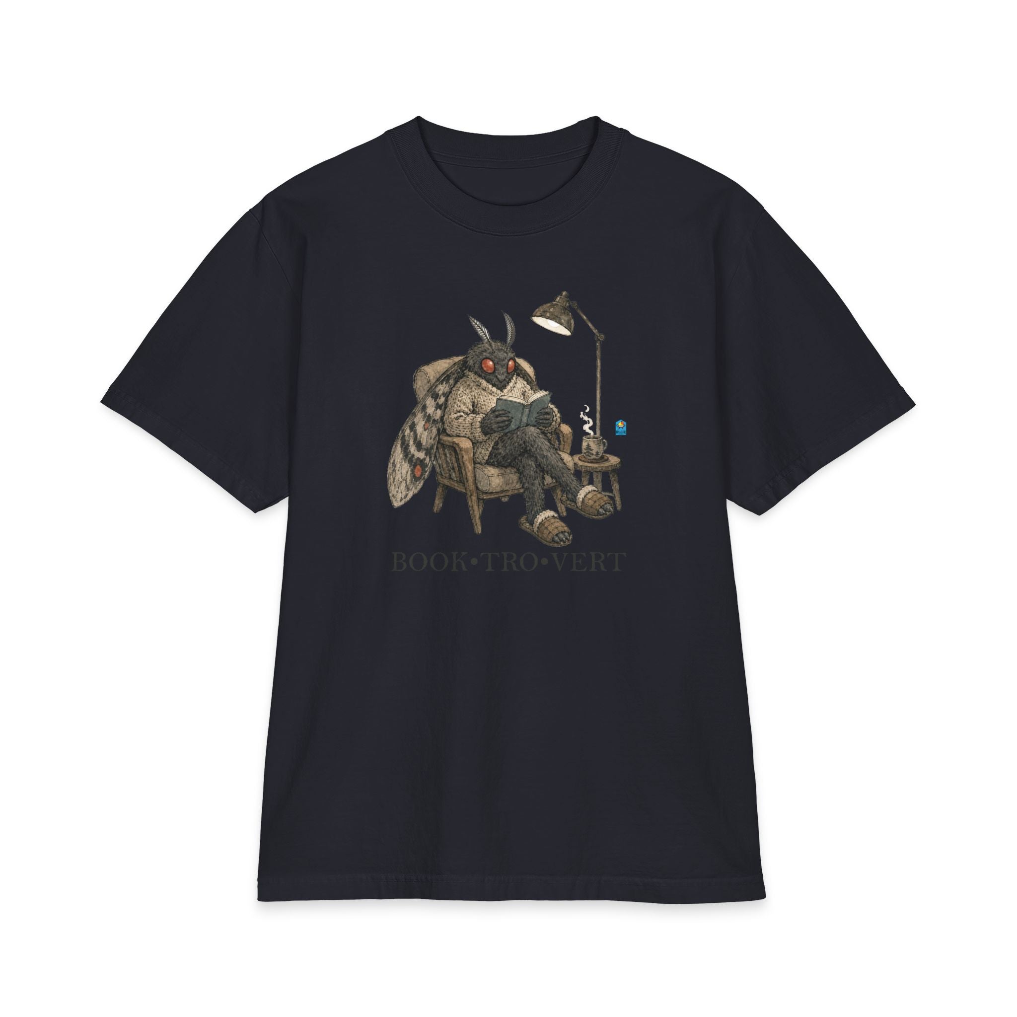 Booktrovert — Mothman Reading Tee