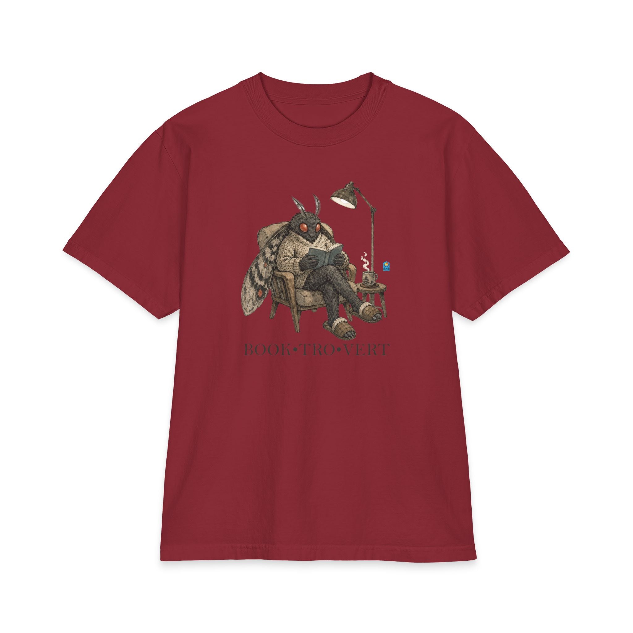 Booktrovert — Mothman Reading Tee