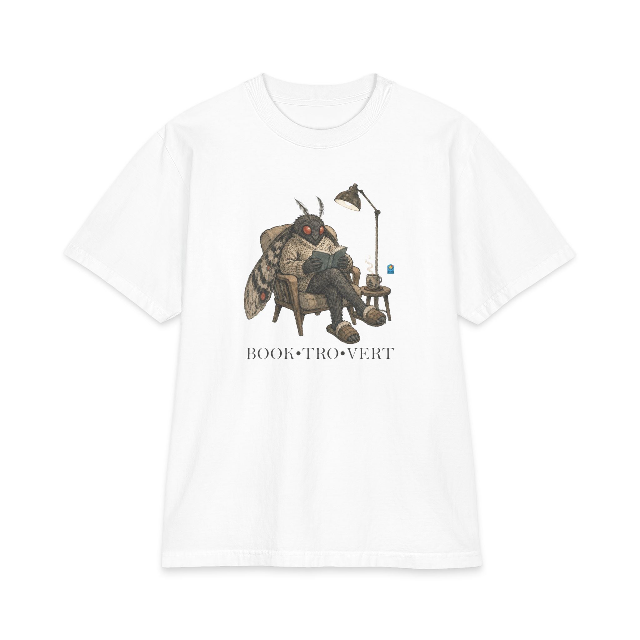 Booktrovert — Mothman Reading Tee
