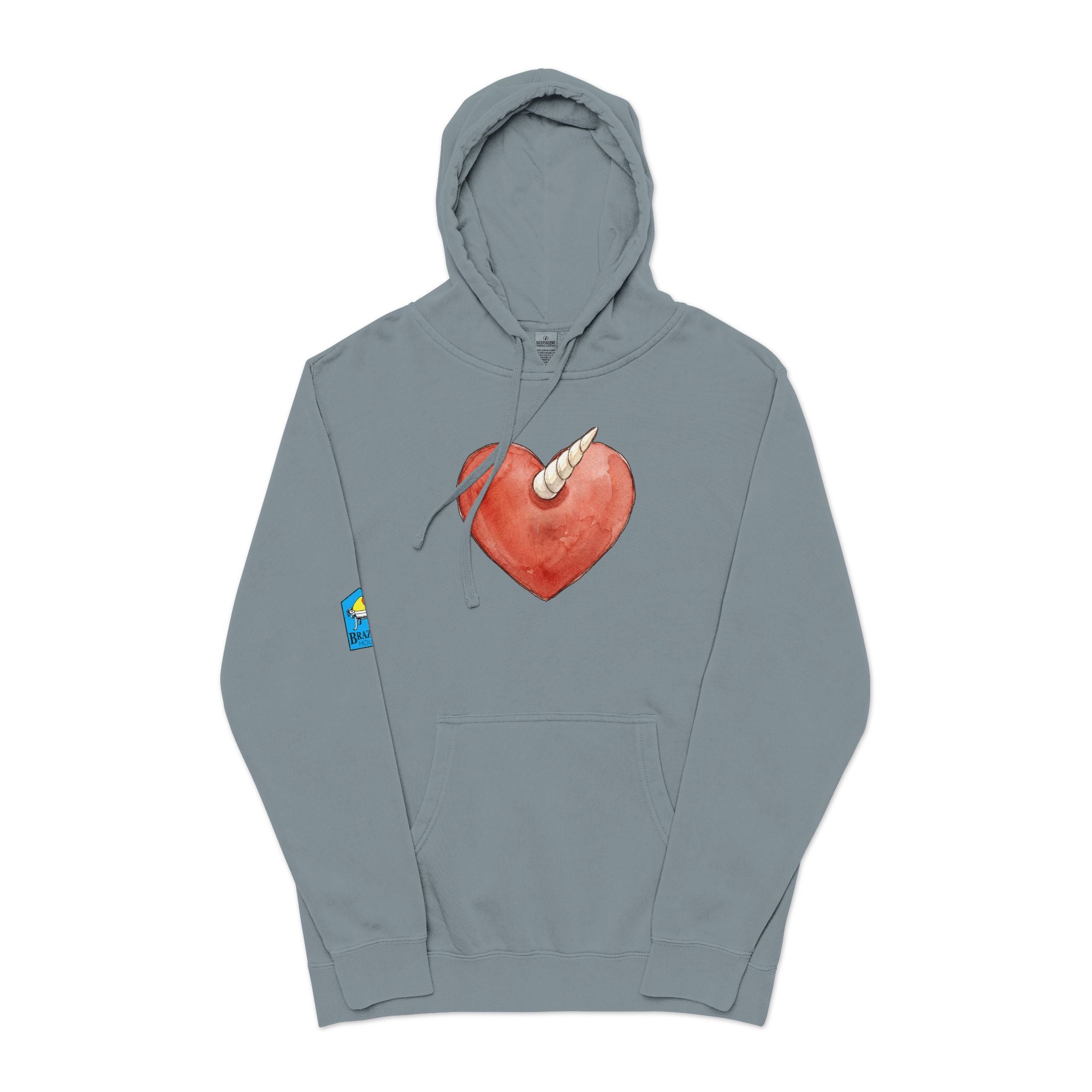 Daisy's Hoodie — Unicorn Heart Pigment-Dyed Hoodie