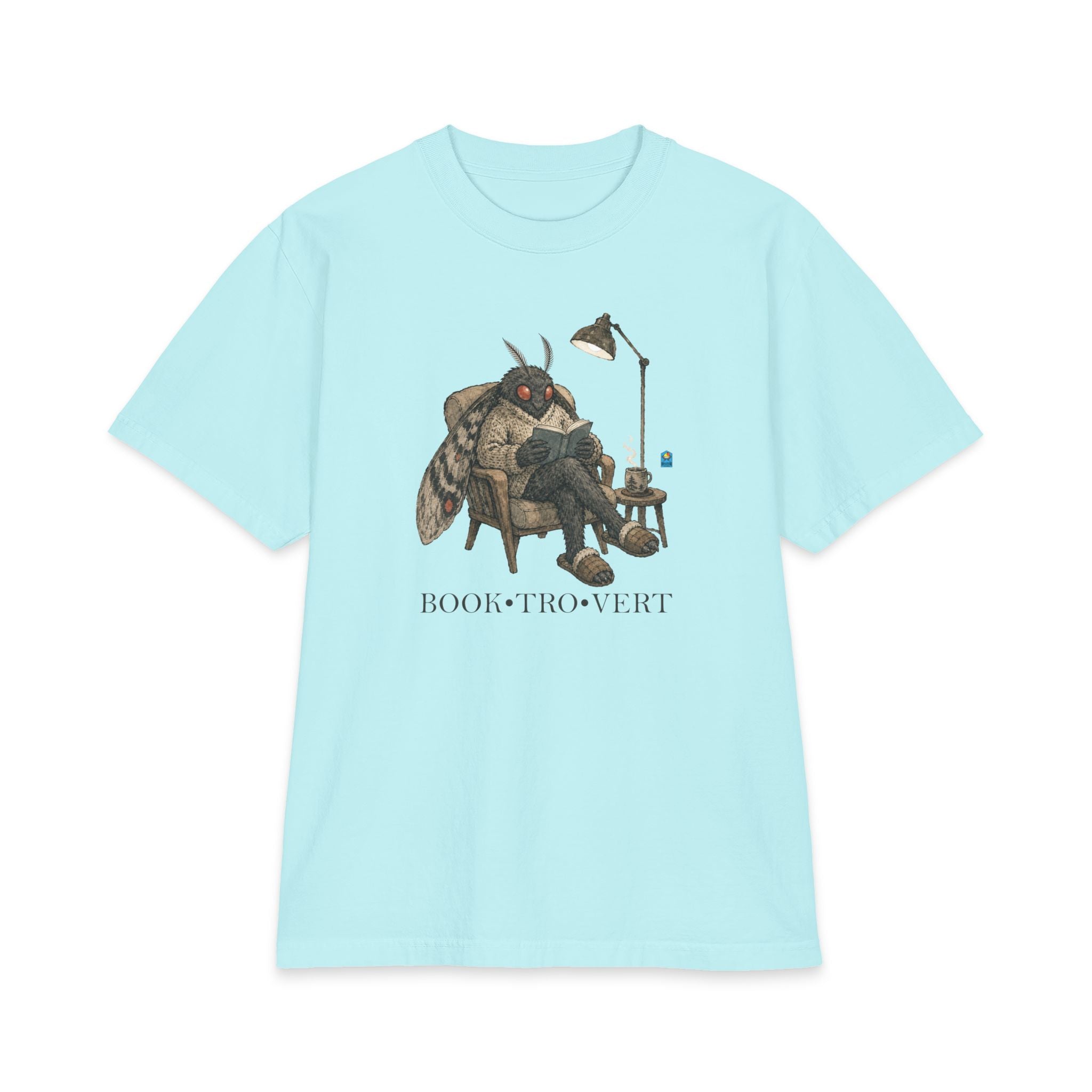 Booktrovert — Mothman Reading Tee