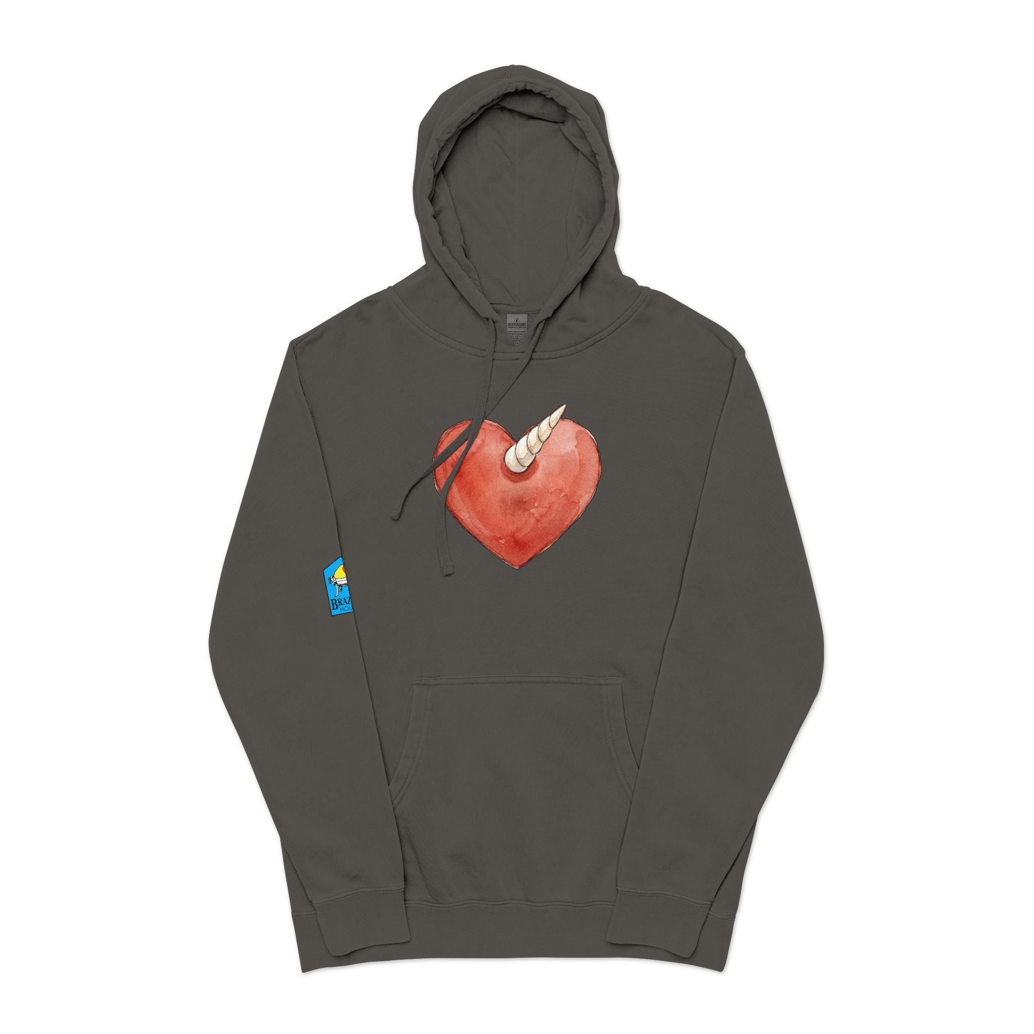 Daisy's Hoodie — Unicorn Heart Pigment-Dyed Hoodie