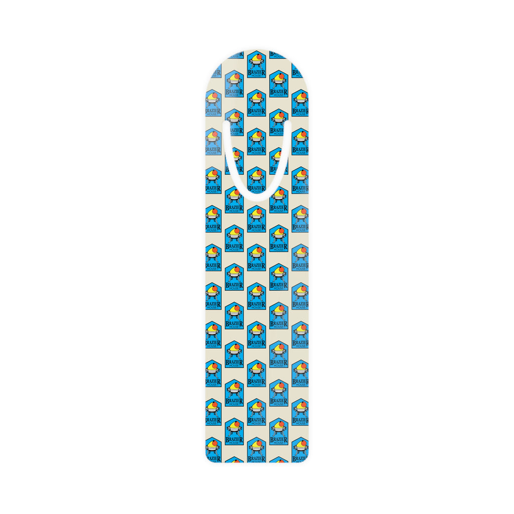 Metal Bookmark with Brazier House™ logo pattern