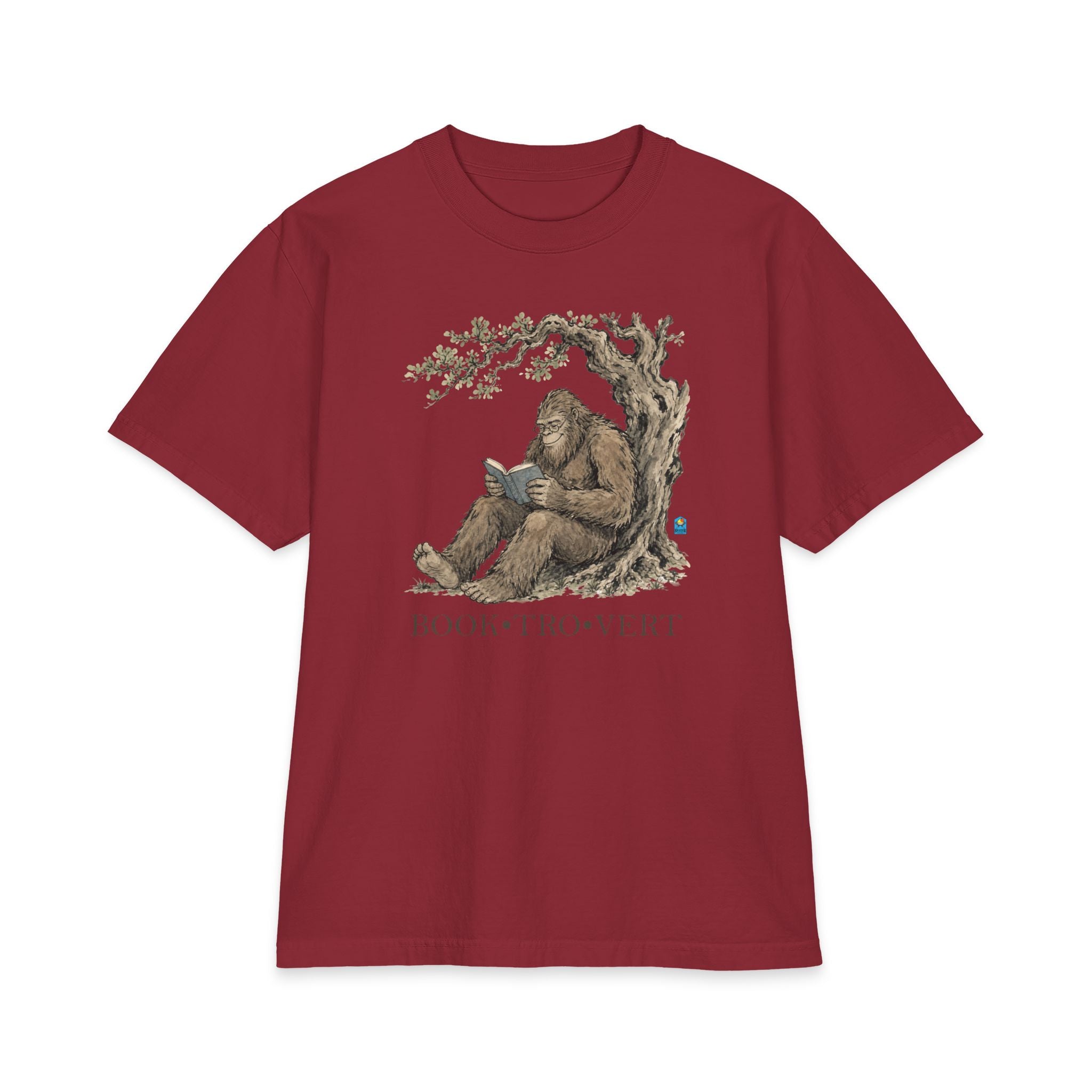 Booktrovert — Bigfoot Reading Tee