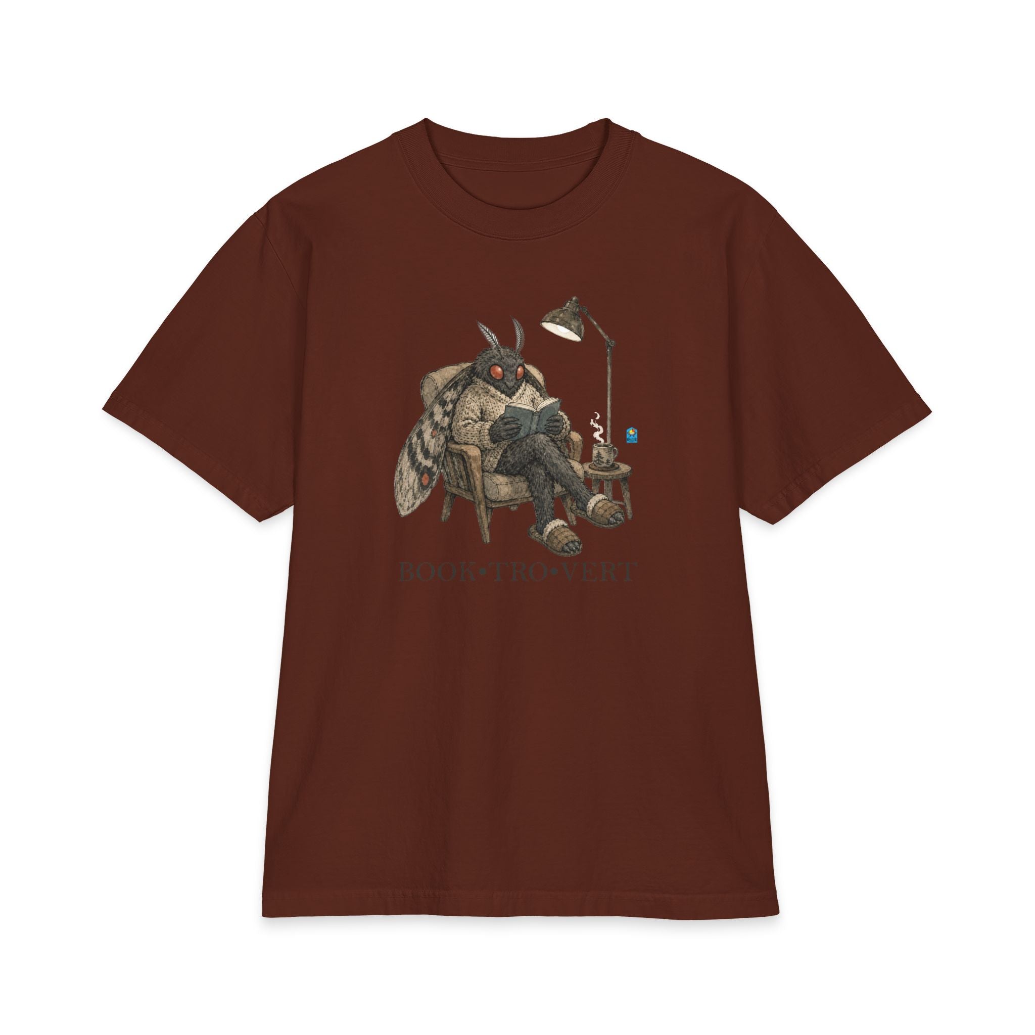 Booktrovert — Mothman Reading Tee