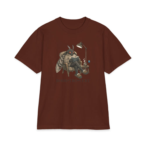 Booktrovert — Mothman Reading Tee
