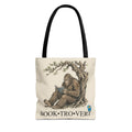Book-Tro-Vert Tote Bag — Brazier House™ Cryptid Booklover Tote