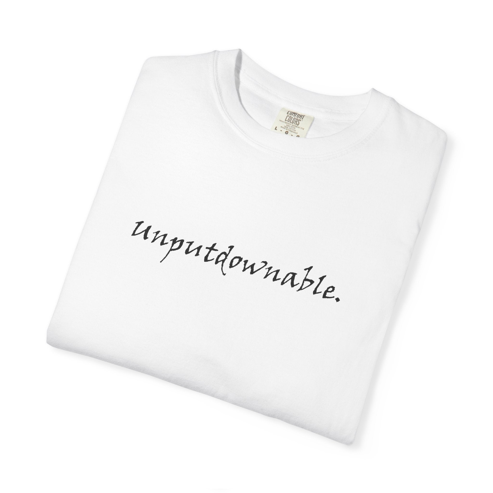 Brazier House™ T-Shirt — "Unputdownable." Minimalist Tee