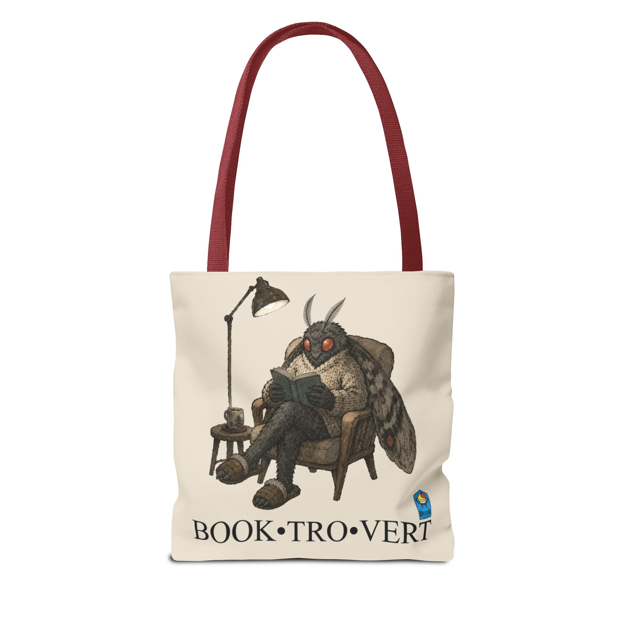 Book-Tro-Vert Tote Bag — Brazier House™ Cryptid Booklover Tote