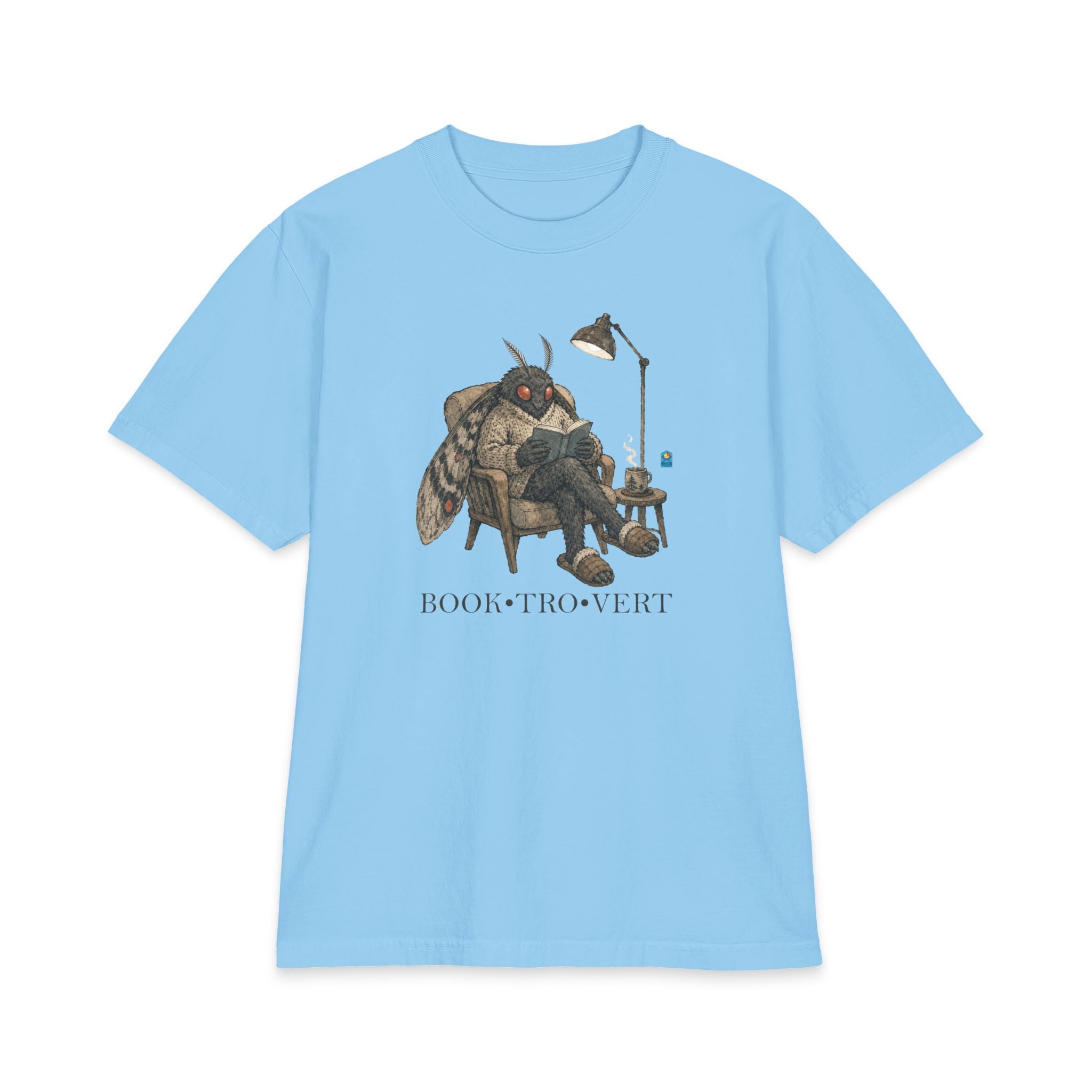 Booktrovert — Mothman Reading Tee