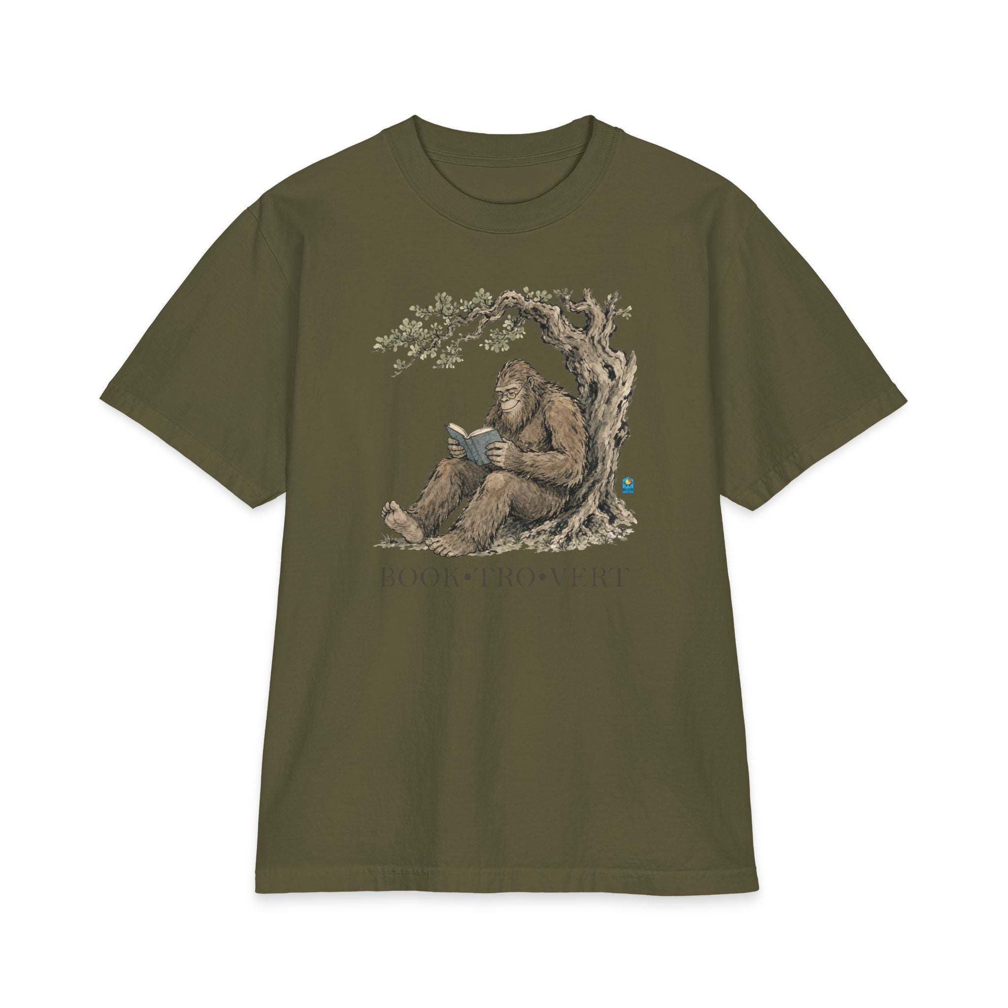 Booktrovert — Bigfoot Reading Tee