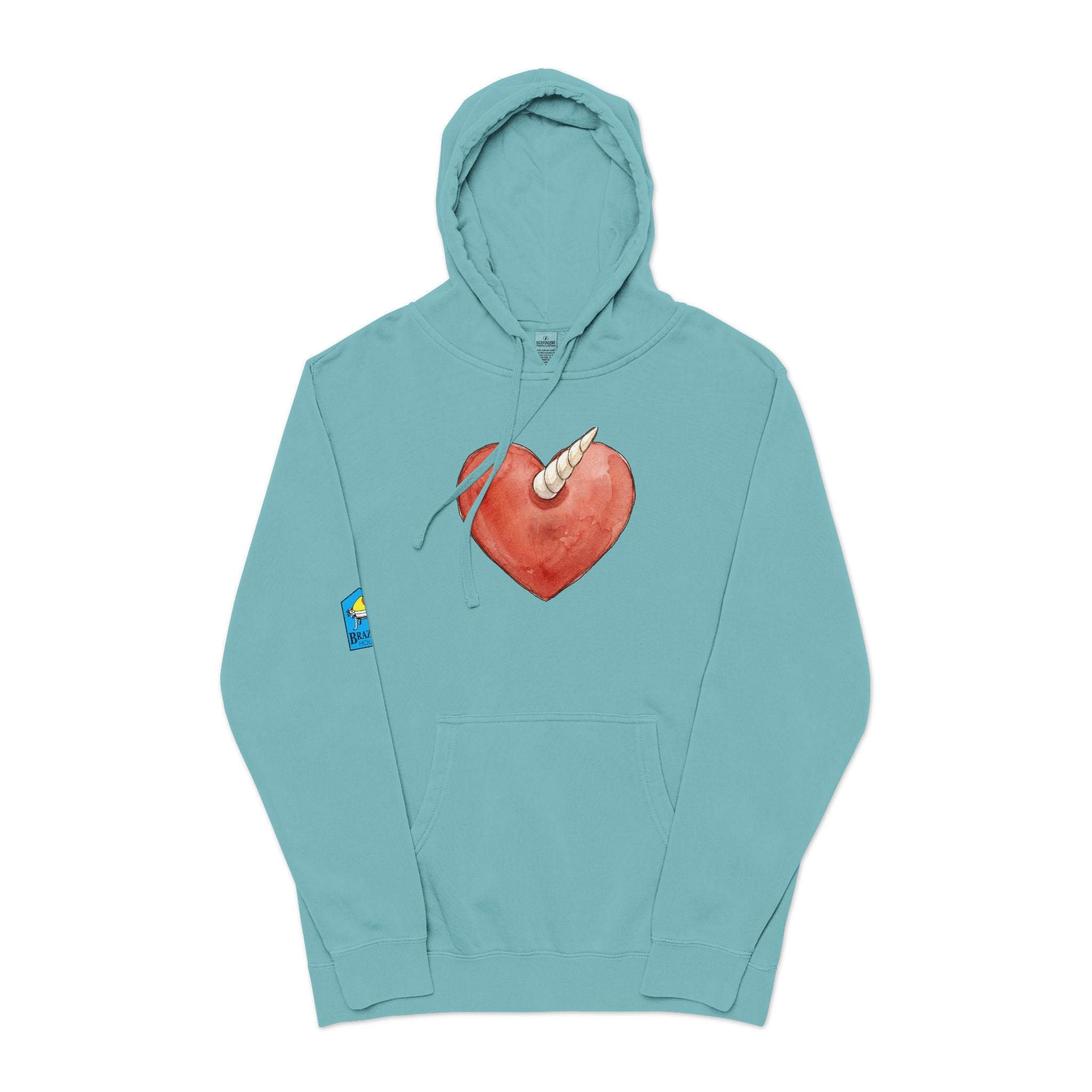 Daisy's Hoodie — Unicorn Heart Pigment-Dyed Hoodie
