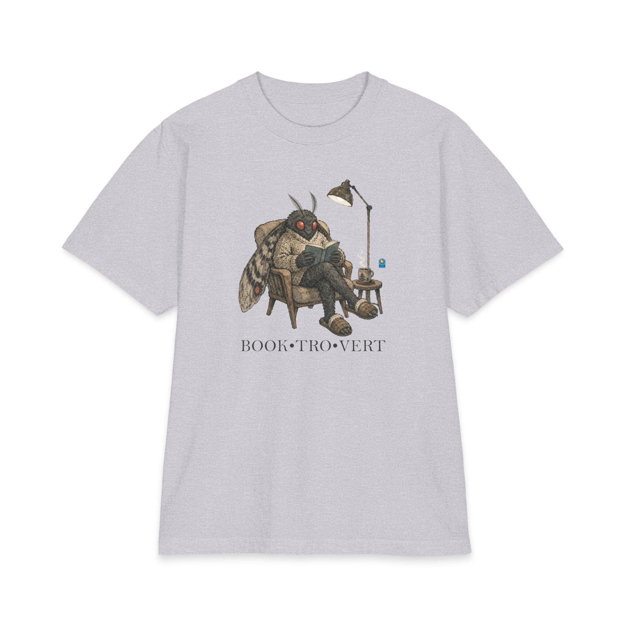 Booktrovert — Mothman Reading Tee